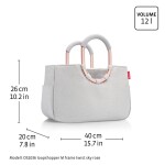 Nákupní taška Reisenthel Loopshopper M Frame Leo macchiato