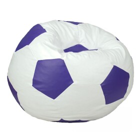 FRONTI Dětský taburet MÍČ 40 cm - bílá + světlefialová