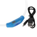 Obojek pro mazlíčky svítící LED USB 70 cm, Wiky, W061406