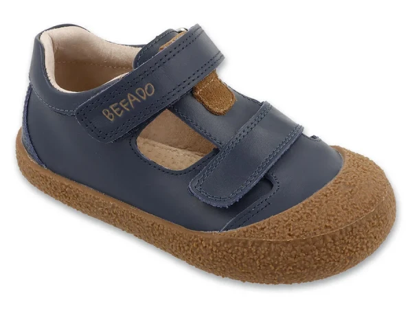 BEFADO 005X004 botičky BAREFOOT SANDI tm. modrá 28 005X004_28