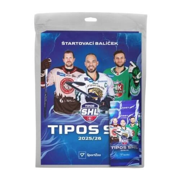 Tipos SHL 2025-2026 starter pack - album na karty a dva balíčky