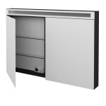 Dřevojas - Dvoudveřová galerka AIR GA2OE 120 - N03 Graphite 239800