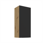 Horní skříňka Aria 40 G-90 1F Barva korpusu: Dub artisan, Barva dvířek: BL - Black AFM