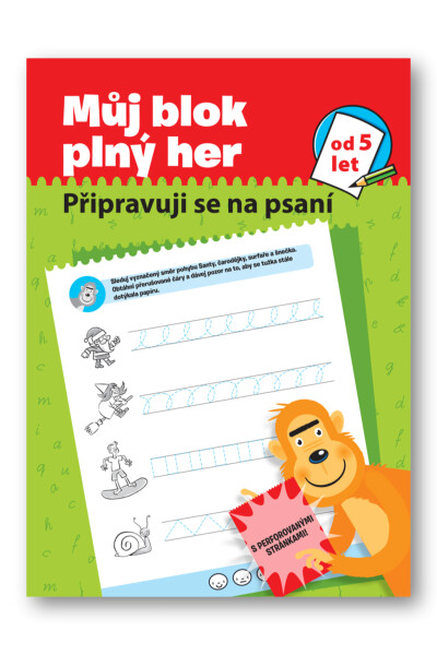 Můj blok plný her od 5 let - Připravuji se na psaní