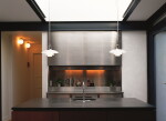 Louis Poulsen Závěsná lampa PH 3/2 Chrome, bílá barva, stříbrná barva, sklo, kov
