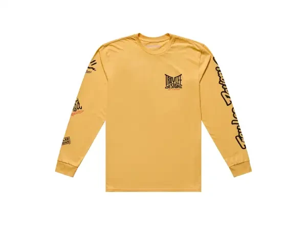 Troy Lee Designs Handlebar pánský dres dlouhý rukáv Bleached melon vel. L
