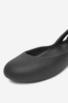Pantofle Crocs KADEE FLAT BLK 210833-001 Materiál - Croslite