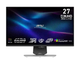 27" MSI MPG 274URDFW E16M bílá / Herní monitor / Mini-LED / IPS / 4K UHD / 160Hz / 0,5ms / 2x HDMI + DP + USB-C / VESA (MPG 274URDFW E16M)