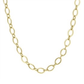 Ocelový náhrdelník Denisa Gold, chirurgická ocel, Zlatá 57 cm