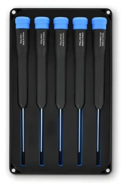 IFixit Marlin / Sada šroubováků / 5 ks / 4x Phillips + plochý / SVCM ocel / magnetické pouzdro (IF145-396-2)