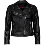 Dámská Kožená Bunda Křivák L03 Lizzy Clean Brixton Černá Velikost: 4XL