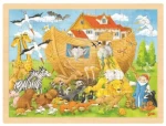 GOKI Dřevěné puzzle Noemova archa