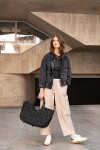 Nákupní taška Reisenthel Loopshopper L Bouclé black