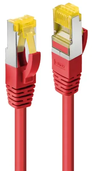 Lindy Cat7 S/FTP červená 1 m / Patch kabel / RJ-45 / LSZH / 600 MHz (47292)