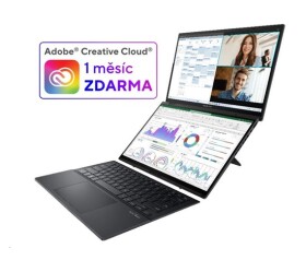 ASUS NTB Zenbook Duo (UX8406CA-OLED068X), Ultra 9-185H, 14" 2880 x 1800, 32GB, 2TB SSD, Intel Arc, W11 Pro, Gray EDF_892856