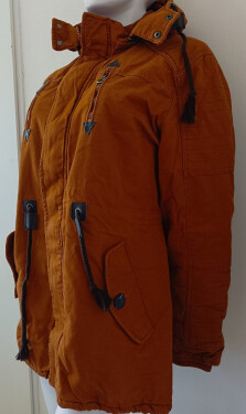 Pánská zimní bunda Z-6682 hořčicová - Rosso XL