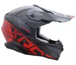 Motokrosová helma Xrc Totter blk/grey/red - XS / černá