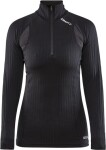 Běžecké tričko CRAFT Active Extreme X Zip - černá Velikost textilu: XL