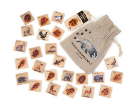 Pexeso Poznávacie Malé - Stopy zveri SK