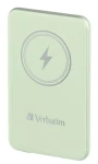 Verbatim Charge 'n' Go Magnetická bezdrátová powerbanka 5000mAh zelená / USB-C / MagSafe / 15-20W (32241)