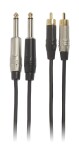 Bespeco ROCKIT Interlink Cable 2x RCA - 2x Jack Mono 5 m