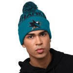 Starter Pánská zimní čepice San Jose Sharks NHL Blizzard Pom Beanie
