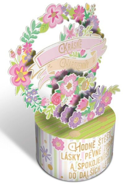 Květinová rozeta pop-up (Pop it) - Albi