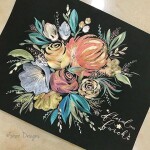 Černý akvarelový papír Royal Talens blok Van Gogh A4 360g 12 listů