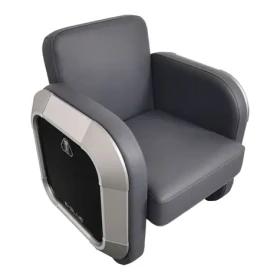 E-Blue EEC346-11 Herní sofa šedá / syntetická kůže / nosnost až 200 kg (MGEBH46SA000)