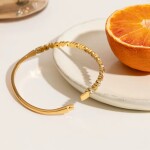 ELENYS Amelie – pozlacený náramek 18K žluté zlato Délka náramku: 19,5 cm / průměr 6,1 cm