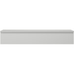 MEXEN/S - Orio koupelnová skříňka pod umyvadlo 140 cm s deskou, 1 šuplík, šedá mat 91A10-14023-1-BFC62