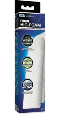 Fluval Náhradní molitan pro filtr U4 / Filtrační vložka / Akvaristika / 2 ks (101-488)