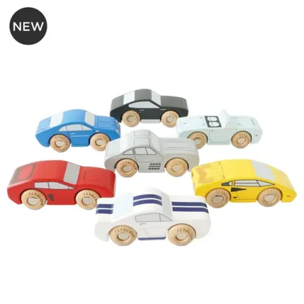 Le Toy Van  Set dřevěných sportovních autíček