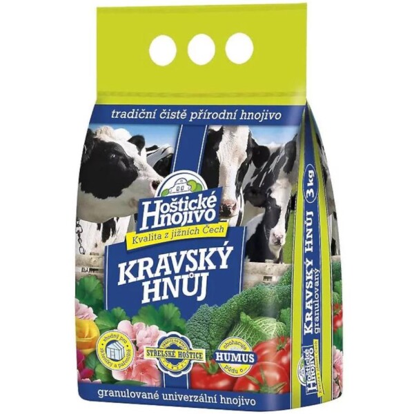 Kravský hnůj 3 kg