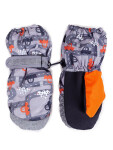 Yoclub Dětské zimní lyžařské rukavice REN-0231C-A110 Grey 12