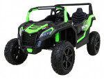 Mamido Dětské elektrické autíčko Buggy UTV Strong 24V nafukovací kola zelené