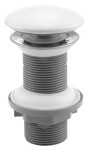 ISVEA - Umyvadlová výpust 5/4“, click-clack, keramická zátka, 20-70, bílá 38TP0161I
