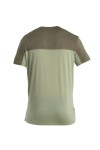 Pánské merino triko krátký rukáv ICEBREAKER Mens 125 Cool-Lite Sphere III SS Tee Colour Block, Lichen/Loden/Cb velikost: S