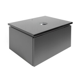 Koupelnová skříňka s žulovou krycí deskou SAT Feel 60x30x46 cm antracit mat SATFEEL60ANTZ SATFEEL60ANTZ