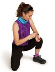 Dámské merino tílko ICEBREAKER Wmns 125 Cool-Lite Sped Tank Fusion AOP, Passion/Aop velikost: L