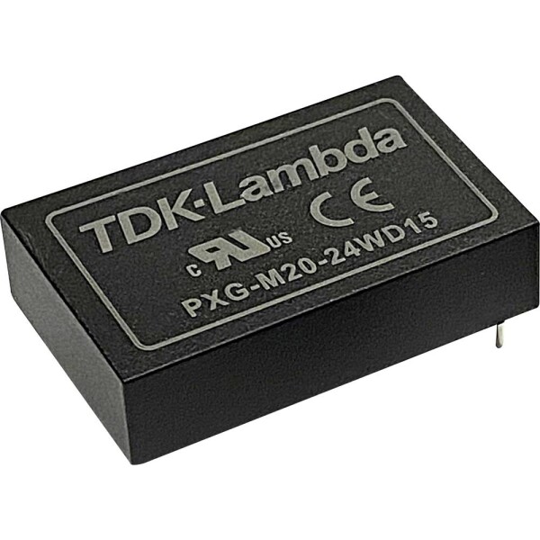 TDK PXG-M20-24WD12 DC/DC měnič napětí 12 V/DC 5 V/DC, -5 V/DC 0.833 A 20 W Počet výstupů: 2 x Obsahuje 1 ks