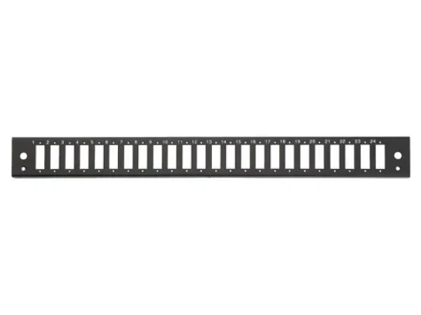 Equip Patchpanel 24x SC-Duplex černý / Patch panel / Optický / 1U / 19" / ocel (337102)
