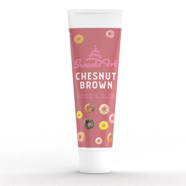 SweetArt gelová barva tuba Chestnust Brown (30 g)