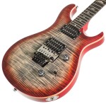 PRS SE Custom 24 Floyd Charcoal Cherry Burst