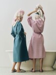 HAY Župan Waffle Cool Pink, růžová barva, textil