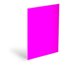 Obal na sešity A5 NEON růžový, 180mic