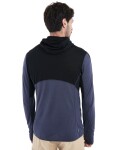 ICEBREAKER Mens Merino 200 Realfleece™ Descender LS Zip Hoodie, Black/Graphite/Cb velikost: M