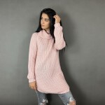 HOSH Pletený jednobarevný rolák CLAIRE Barva: Tyrkysová