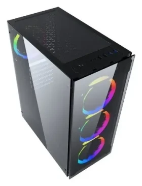 Gembird Fornax 1500RGB / Herní počítačová skříň / RGB podsvícení (CCC-FC-1500RGB)