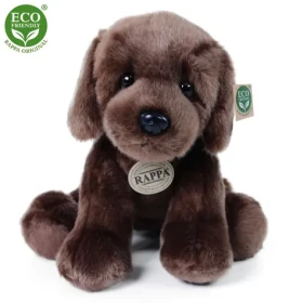 RAPPA Plyšový pes labrador sedící 30 cm